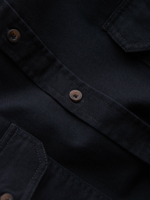 Ombre Clothing Temno modra moška srajca Ombre Clothing Zgornja oblačila