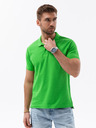 Ombre Clothing Zelena moška osnovna polo majica Ombre Clothing