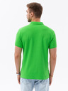Ombre Clothing Zelena moška osnovna polo majica Ombre Clothing