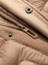 Ombre Clothing Moška prešita dolga jakna z velikimi žepi Ombre Clothing