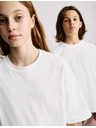 Marks & Spencer Jednofarebné tričko z čistej bavlny (2–16 rokov) Marks & Spencer biela