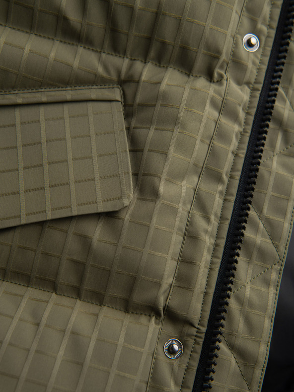 Ombre Clothing Moška zunanja dolga jakna parka Ombre Clothing