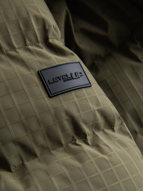 Ombre Clothing Moška zunanja dolga jakna parka Ombre Clothing