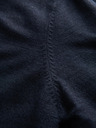 Ombre Clothing Moški pleten pol roloz z viskozo - temno modra V4 OM-SWTN-0125 Ombre Clothing