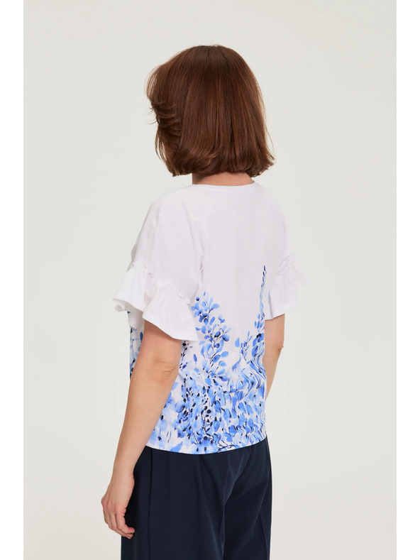 Moodo Bluza s potiskom bela Moodo