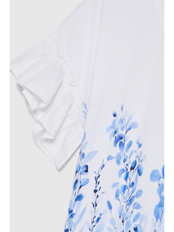 Moodo Bluza s potiskom bela Moodo