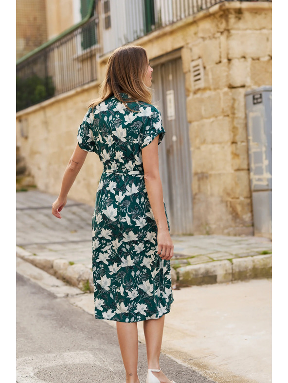 Moodo Obleke iz viskooze zelene Moodo