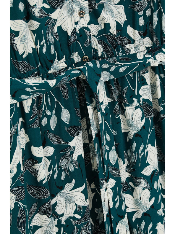 Moodo Obleke iz viskooze zelene Moodo