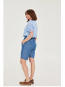 Moodo Kratke hlače liocel modre Moodo