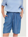 Moodo Kratke hlače liocel modre Moodo