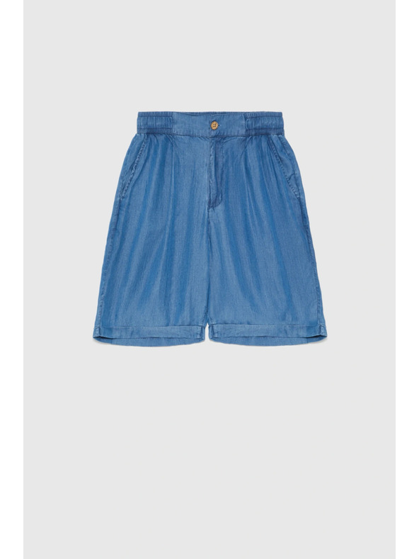 Moodo Kratke hlače liocel modre Moodo