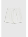 Moodo Gladke kratke hlače bele Moodo