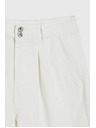 Moodo Gladke kratke hlače bele Moodo