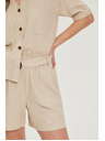 Moodo Kratke hlače s pasom bež Moodo