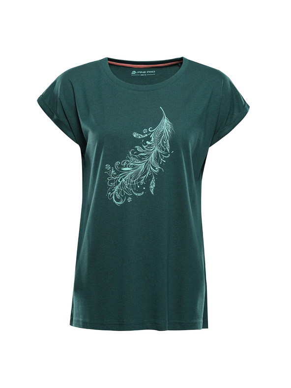 ALPINE PRO Ženska majica iz nerajajočega materiala ALPINE PRO OMBA 2 jasper varianta pc