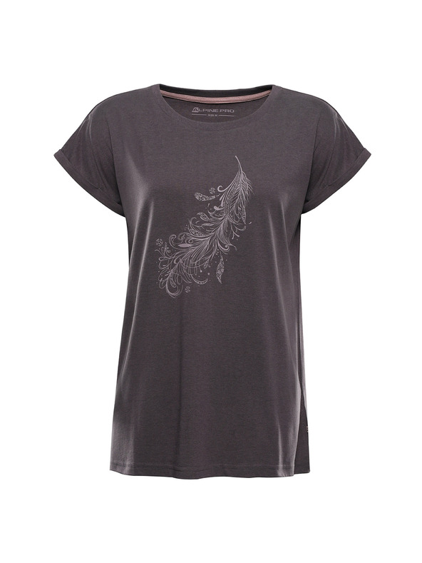 ALPINE PRO Ženska majica iz nerajajočega materiala ALPINE PRO OMBA 2 obsidian varianta pc