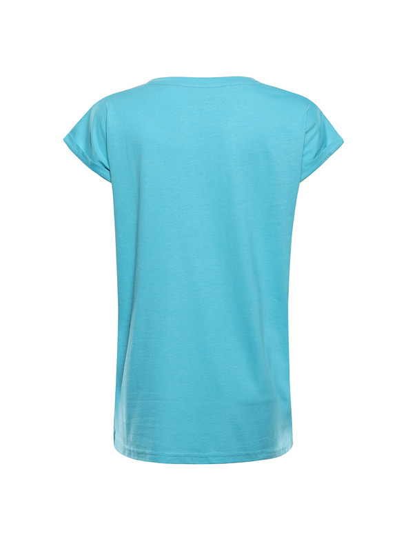 ALPINE PRO Ženska majica iz nerajajočega materiala ALPINE PRO OMBA 2 curacao varianta pb