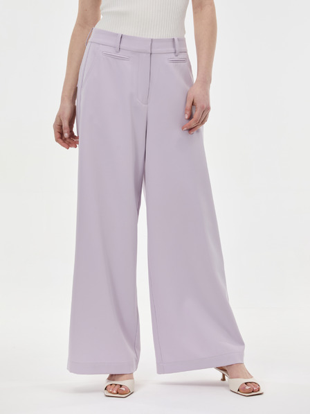 Orsay Svetlo vijolične široke ženske hlače ORSAY