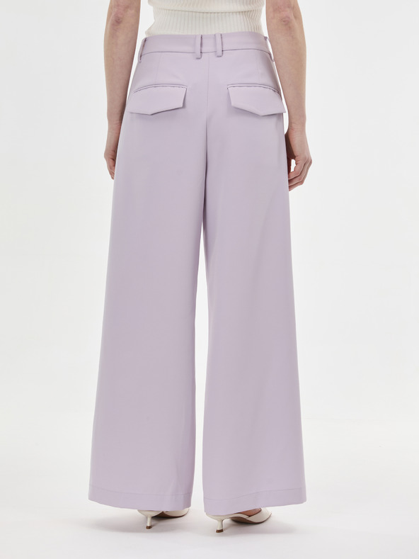 Orsay Svetlo vijolične široke ženske hlače ORSAY
