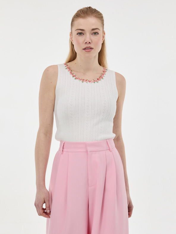 Orsay Bel ženski top z aplikacijo ORSAY