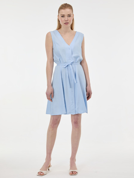 Orsay Svetlo modra ženska obleka brez rokavov ORSAY