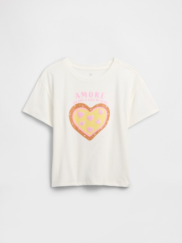 GAP Otroška oversized majica GAP