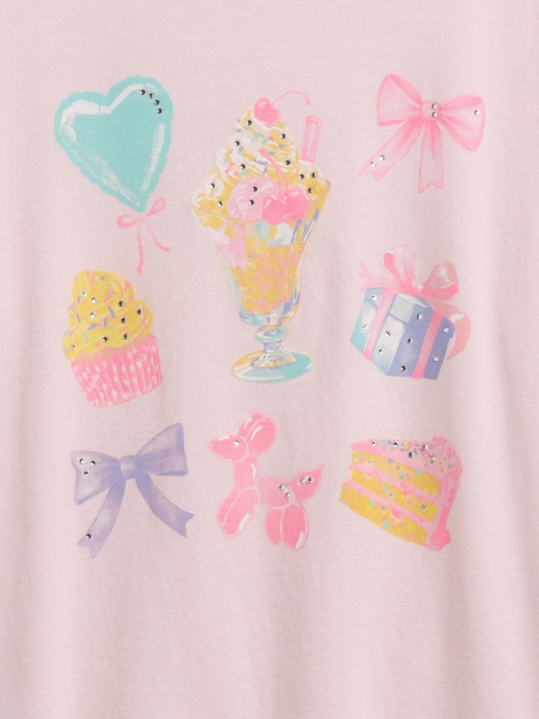 GAP Otroška oversized majica GAP