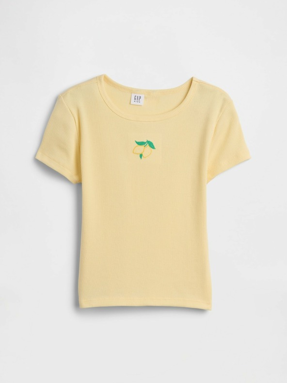 GAP Otroška majica z rebri GAP