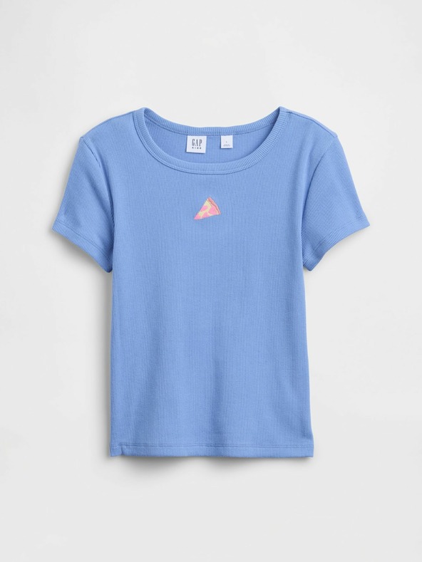 GAP Otroška majica z rebri GAP