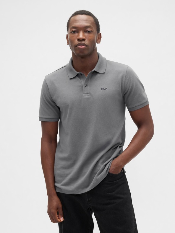 GAP Elastično polo majico z logotipom, 3 kosi GAP