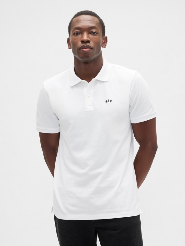GAP Elastično polo majico z logotipom, 3 kosi GAP