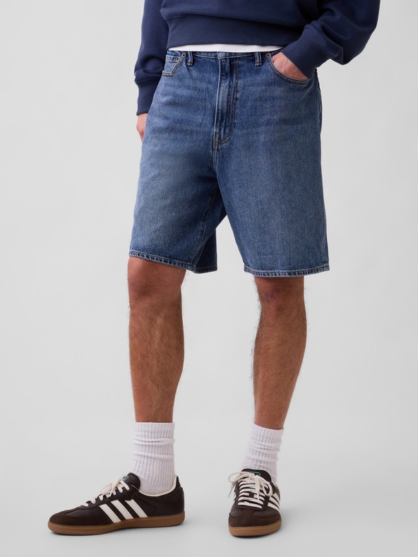 GAP Džins kratke hlače Loose SuperSoft GAP