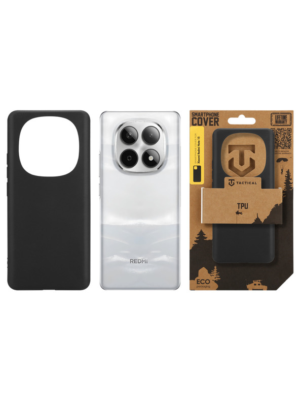 Tactical Tactical TPU Ovitek za Xiaomi Redmi Note 15 5G Black