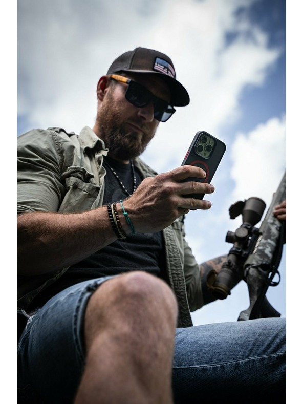 Tactical Tactical MagForce Hyperstealth 2.0 Ohišče za Apple iPhone 13 Black/Red