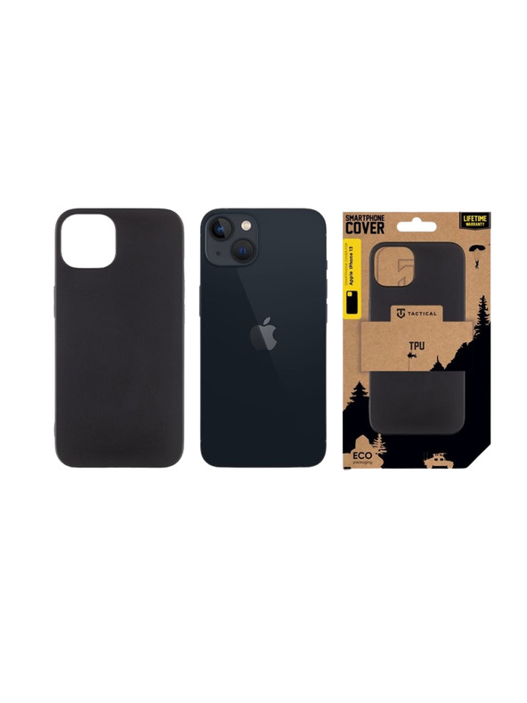 Tactical Tactical TPU Ohišče za Apple iPhone 13 Black