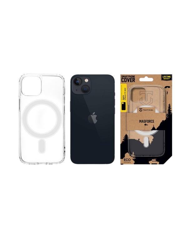 Tactical Tactical MagForce Ohišče za Apple iPhone 13 Mini Transparent