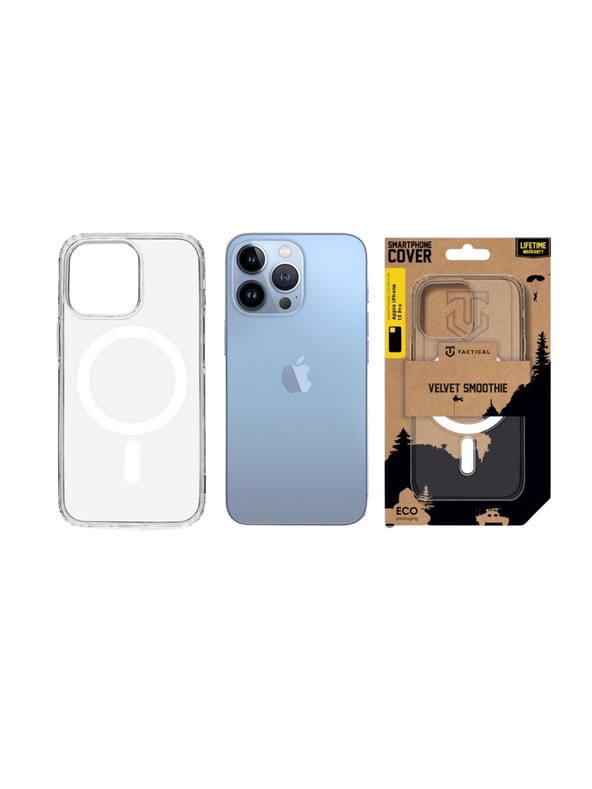 Tactical Tactical MagForce Ohišče za Apple iPhone 13 Pro Transparent