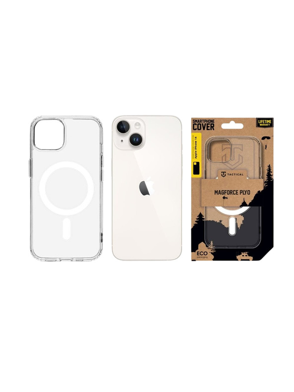 Tactical Tactical MagForce Ohišče za Apple iPhone 14 Transparent