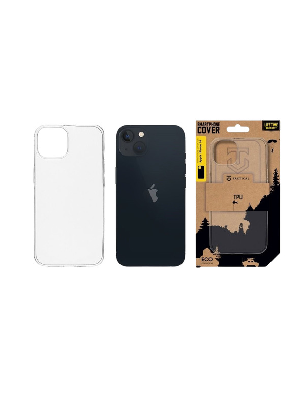 Tactical Tactical TPU Ohišče za Apple iPhone 14 Transparent