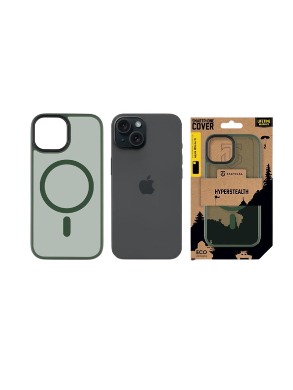 Tactical Tactical MagForce Hyperstealth Ovitek za Apple iPhone 15 Forest Green