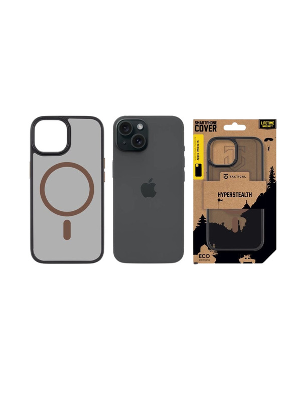 Tactical Tactical MagForce Hyperstealth 2.0 Ovitek za Apple iPhone 15 Black/Moucha Moose