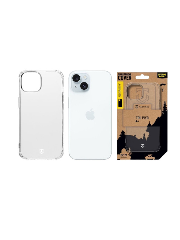 Tactical Tactical TPU Plyo Ovitek za Apple iPhone 15 Transparent