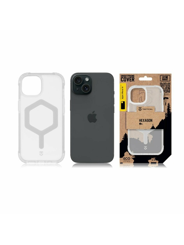 Tactical Tactical MagForce Hexagon Ohišče za Apple iPhone 15 T-White