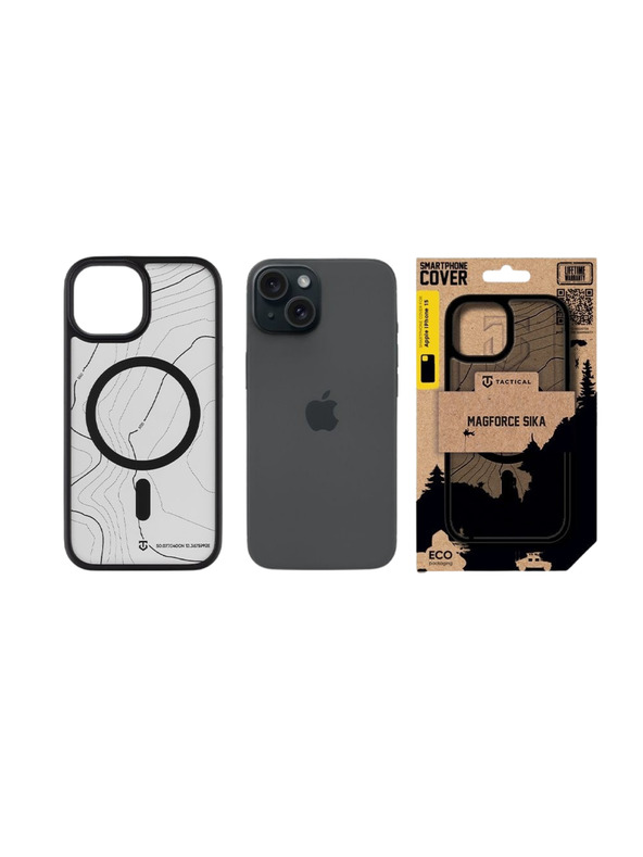 Tactical Tactical MagForce Hyperstealth Sika Ohišče za Apple iPhone 15 Asphalt