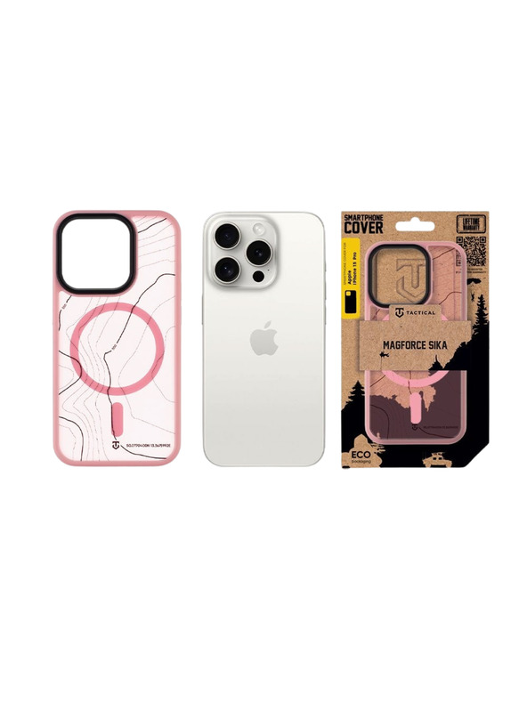 Tactical Tactical MagForce Hyperstealth Sika Ohišče za Apple iPhone 15 Pro Pink Panther