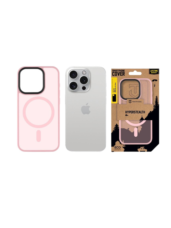Tactical Tactical MagForce Hyperstealth Ohišče za Apple iPhone 15 Pro Pink Panther