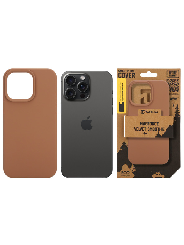 Tactical Tactical MagForce Velvet Smoothie Ohišče za Apple iPhone 15 Pro Max Moucha Moose