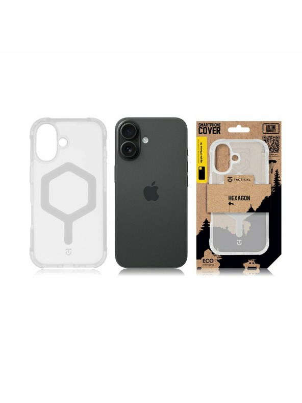 Tactical Tactical MagForce Hexagon Ohišče za Apple iPhone 16 T-White