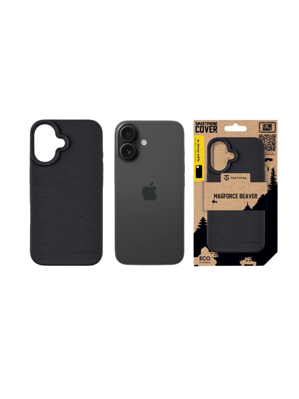 Tactical Tactical MagForce Beaver Ohišče za Apple iPhone 16 Asphalt