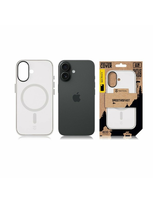 Tactical Tactical MagForce SmoothIsFast Ohišče za Apple iPhone 16 Chalk